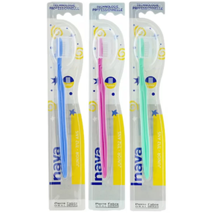 Photo de Brosse à dents junior bleu Inava Brosse à dents junior bleu Inava-145752