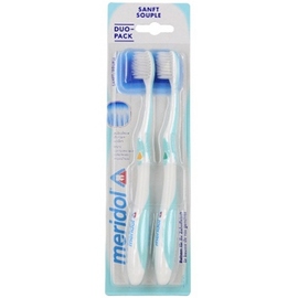 Brosse à dents Meridol Protection Gencives souple lot de 2 - 2.0 unites - brosse a dents manuelle - Méridol -128120