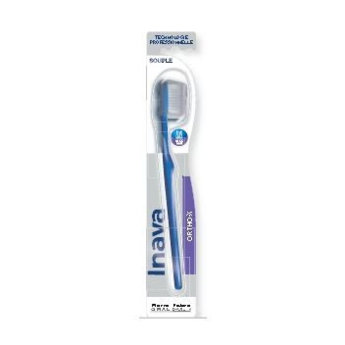 Photo de Brosse à dents ortho x souple blister Inava Brosse à dents ortho x souple blister Inava-221303