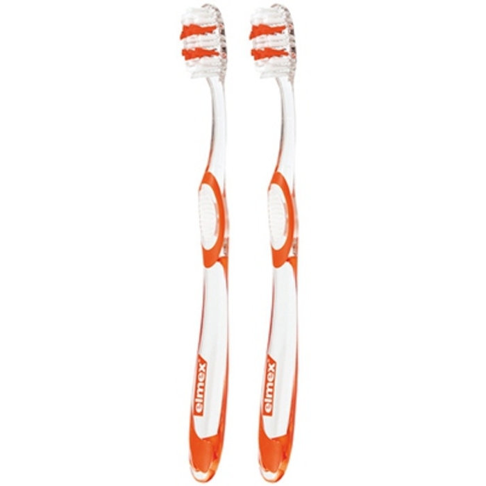 Photo de Brosse à dents protection caries medium x2 Elmex Brosse à dents protection caries medium x2 Elmex-204064