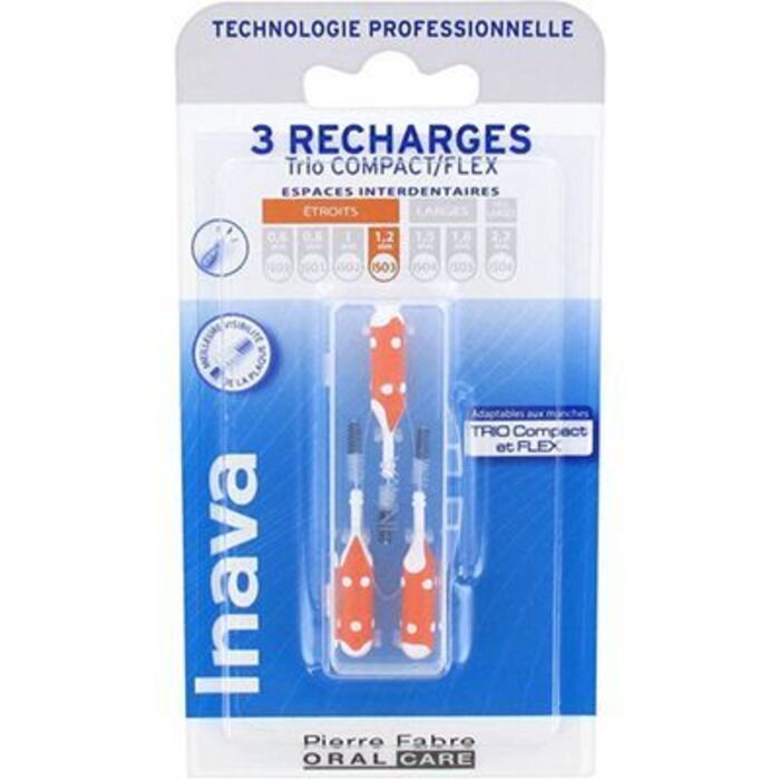 Photo de Brossettes interdentaires orange 1.2mm x3 Inava Brossettes interdentaires orange 1.2mm x3 Inava-226326