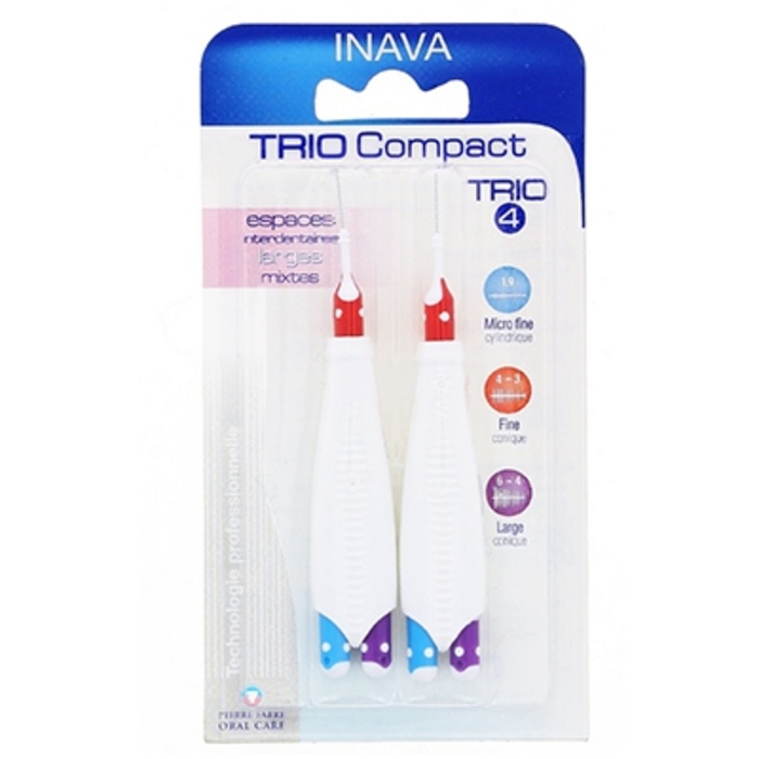 Photo de Brossettes trio compact 4 Inava Brossettes trio compact 4 Inava-145615
