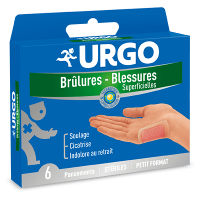 Photo de Brûlures blessures superficielles pansement petit format x6 Urgo Brûlures blessures superficielles pansement petit format x6 Urgo-145665