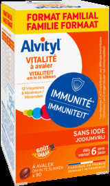 Bte 90 comprimes vitalite - multivitamines - alvityl -148279
