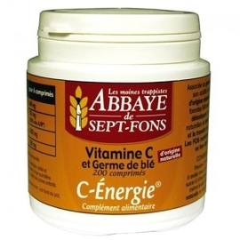 C-energie (vitamine c naturelle acérola) - 200.0 unites - Compléments Alimentaires - Abbaye de Sept-Fons Antifatigue-1379