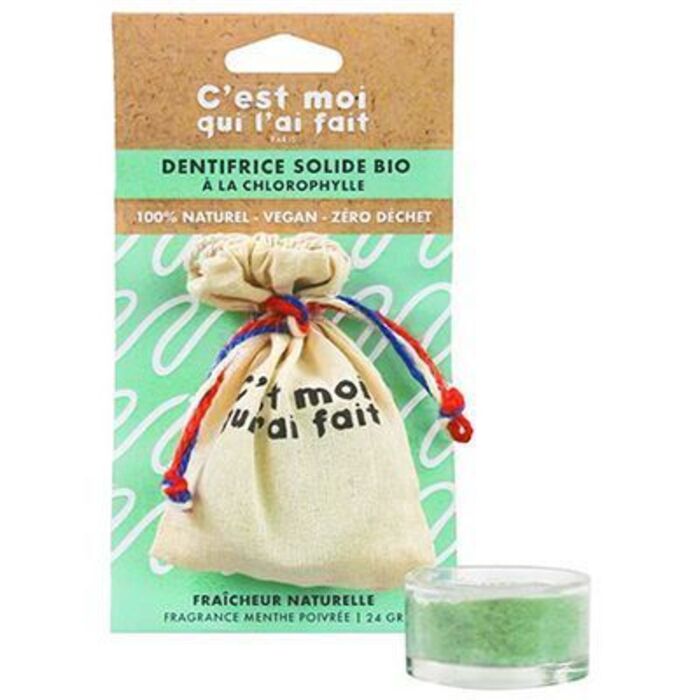 Photo de C'est moi qui l'ai fait dentifrice solide bio à la chlorophylle 24g Cest moi qui lai fait C'est moi qui l'ai fait dentifrice solide bio à la chlorophylle 24g Cest moi qui lai fait-226958