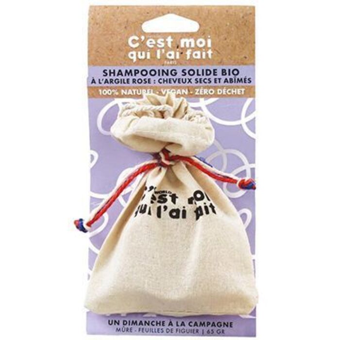Photo de C'est moi qui l'ai fait shampooing solide bio à l'argile rose 65g Cest moi qui lai fait C'est moi qui l'ai fait shampooing solide bio à l'argile rose 65g Cest moi qui lai fait-226962