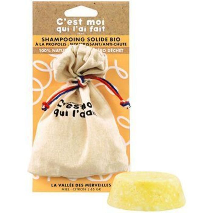 Photo de C'est moi qui l'ai fait shampooing solide bio à la propolis 65g Cest moi qui lai fait C'est moi qui l'ai fait shampooing solide bio à la propolis 65g Cest moi qui lai fait-226961