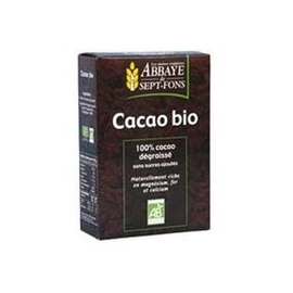 Cacao 100% pur, sans sucre ajouté bio - 200.0 g - Petits déjeuners - Abbaye de Sept-Fons -11992