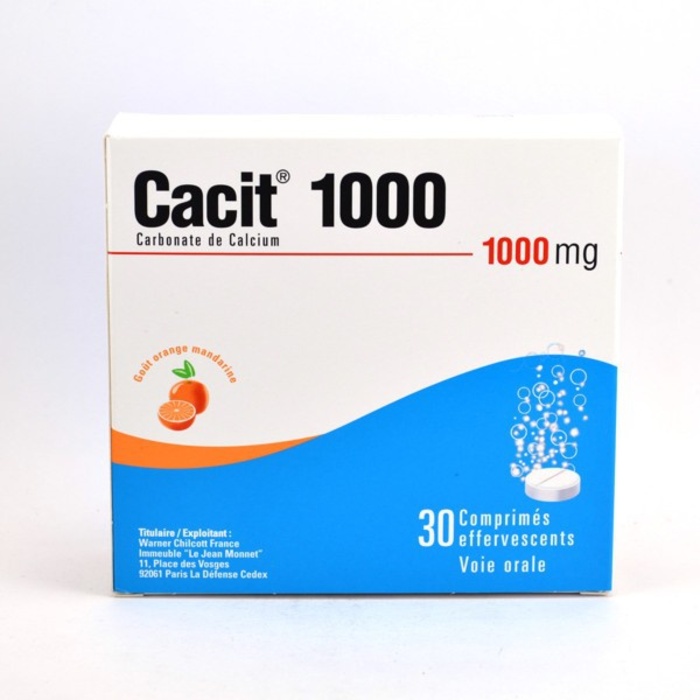 Photo de Cacit 1000mg - 30 comprimés effervescents Warner chilcott Cacit 1000mg - 30 comprimés effervescents Warner chilcott-193985