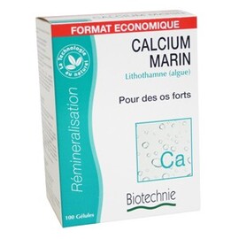 Calcium marin - 100 gélules - divers - biotechnie -134325