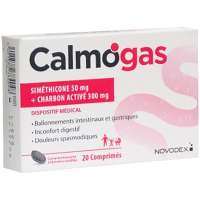 Photo de Calmogas - 20 comprimés Novodex Calmogas - 20 comprimés Novodex-210923