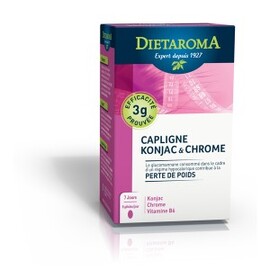 Cap ligne konjac & chrome - 40 gélules - divers - Diétaroma -143302