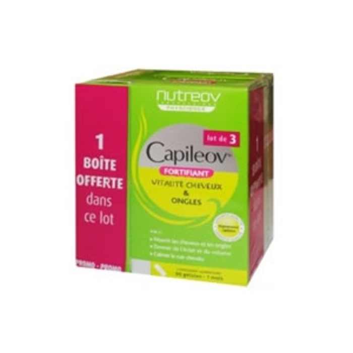 Photo de Capileov fortifiant lot de 3 Nutreov Capileov fortifiant lot de 3 Nutreov-196643