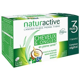 Capillaire cheveux et ongles - 2x45 capsules - naturactive -205898