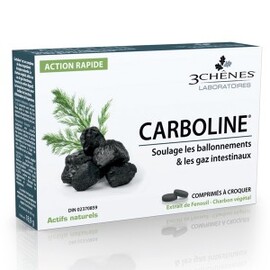 Carboline - 30.0 unites - médicare - les 3 chênes Libère des gaz intestinaux-11809