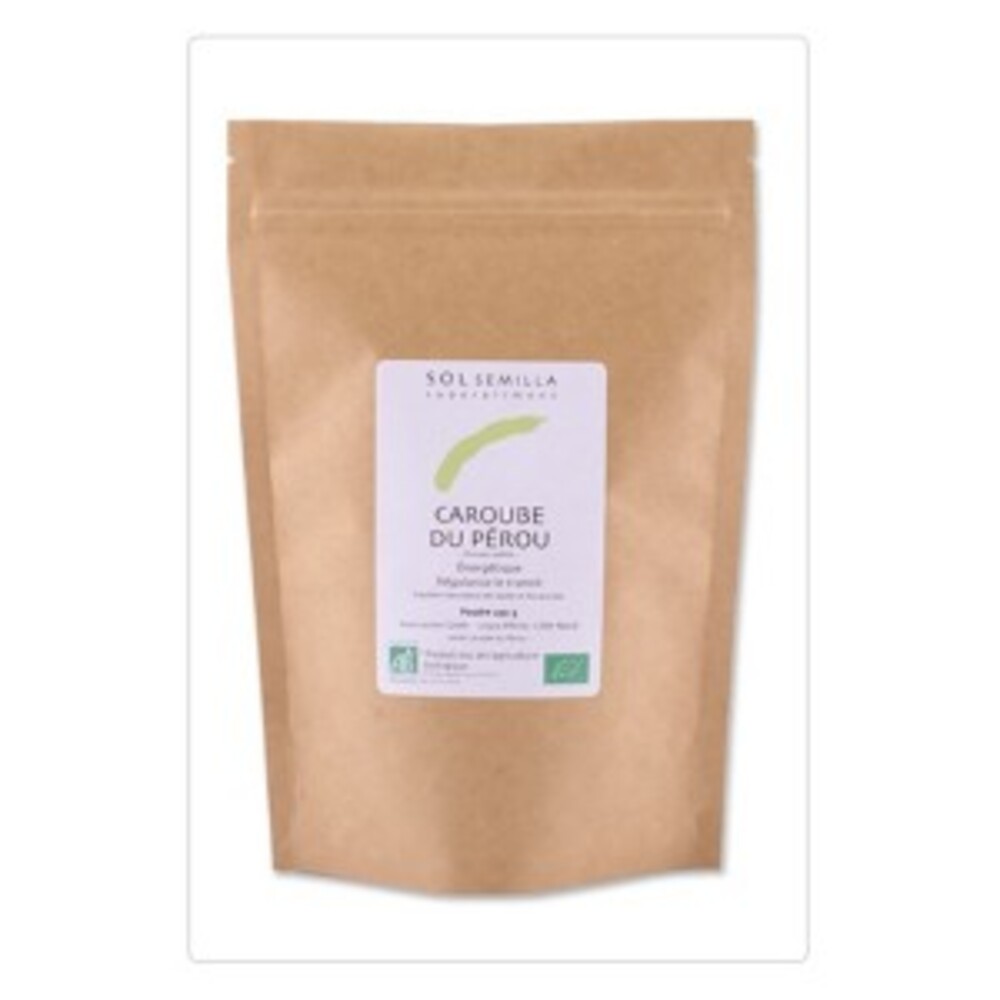 Photo de Caroube du pérou poudre bio - 250 g Sol semilla Caroube du pérou poudre bio - 250 g Sol semilla-142665