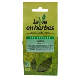 Cassis feuilles bio - pochette vrac 30 g - divers - la vie en herbes -142351