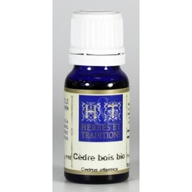 Cèdre bois (cedrus atlantica) bio - 10.0 ml - Huiles essentielles 10ml - Herbes et Traditions -1826