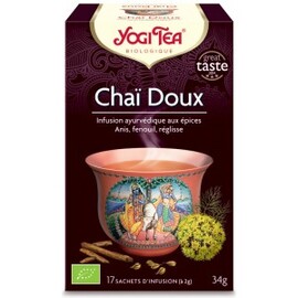 Chai doux bio - 17 infusettes - divers - yogi tea -190042