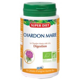 Chardon marie - 90.0 unites - les gélules de plantes bio - super diet Digestion-138940