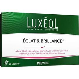 Cheveux eclat et brillance 30 capsules - luxeol -216034