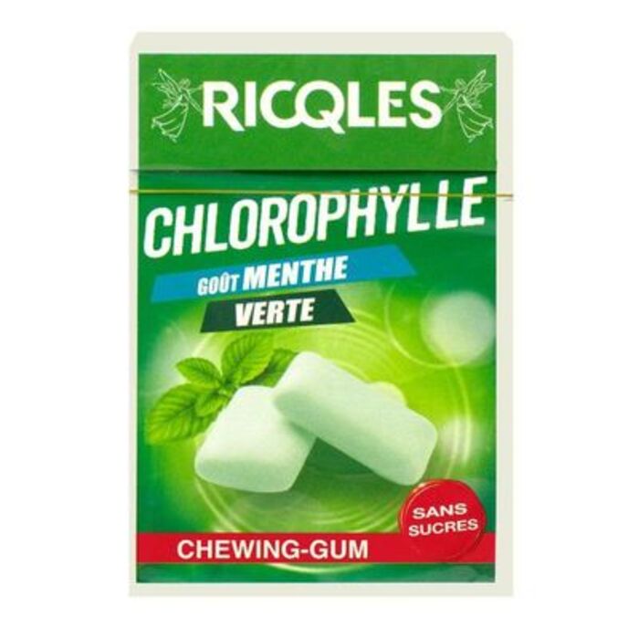 Photo de Chlorophylle chewing-gum menthe verte 29g Ricqles Chlorophylle chewing-gum menthe verte 29g Ricqles-214385