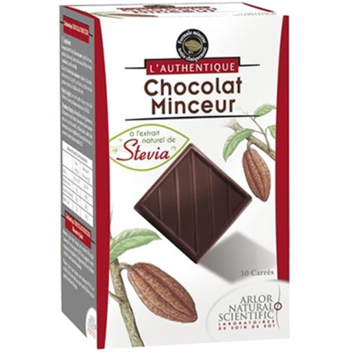 Chocolat minceur en carrés L'authentique-198622