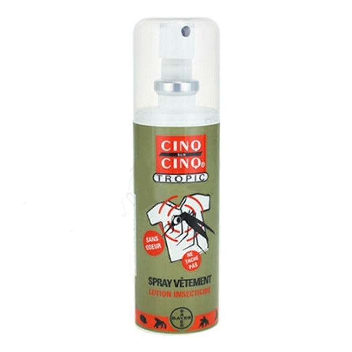 Photo de Cinq sur cinq spray vêtements et tissus 100ml Bayer Cinq sur cinq spray vêtements et tissus 100ml Bayer-195157