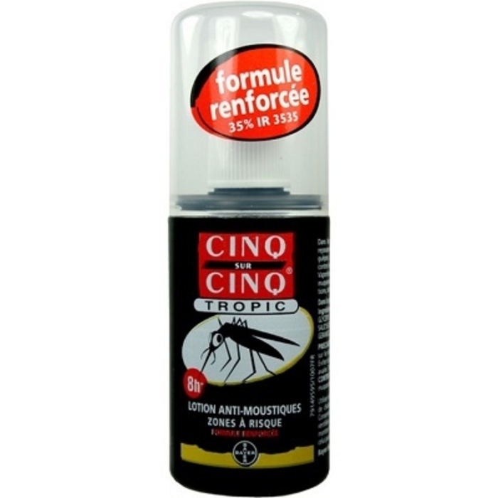 Photo de Cinq sur cinq tropic lotion anti-moustiques Bayer Cinq sur cinq tropic lotion anti-moustiques Bayer-83067