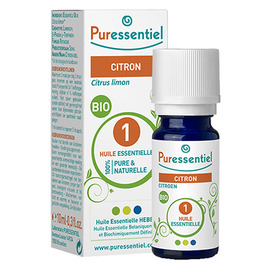 Citron BIO* - 10.0 ml - huiles essentielles - hebbd - Puressentiel -131874