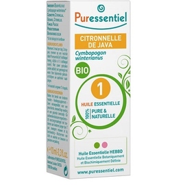 Citronnelle de Java BIO* - 10.0 ml - huiles essentielles - hebbd - Puressentiel -125935