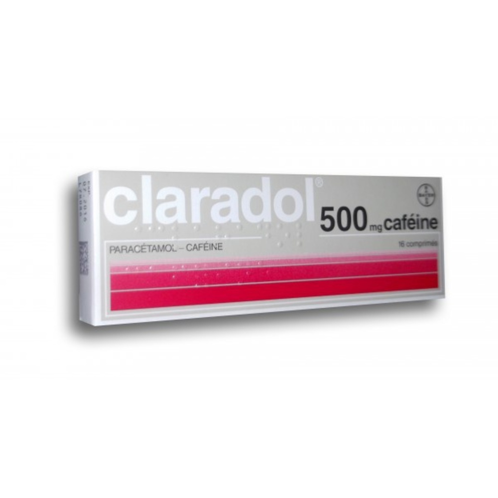 Photo de Claradol 500mg caféine - 16 comprimés Bayer Claradol 500mg caféine - 16 comprimés Bayer-192361