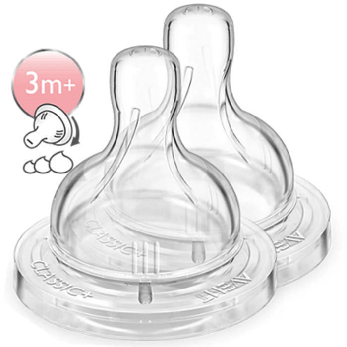Photo de Classic+ tétine débit variable - lot de 2 Avent Classic+ tétine débit variable - lot de 2 Avent-219428