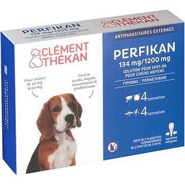 Clement thekan perfikan antiparasitaire chien moyen 10 à 20kg 4 pipettes - clement-thekan -191017