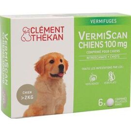 Clement thekan vermiscan chiens 100mg 6 comprimés - clement-thekan -226019