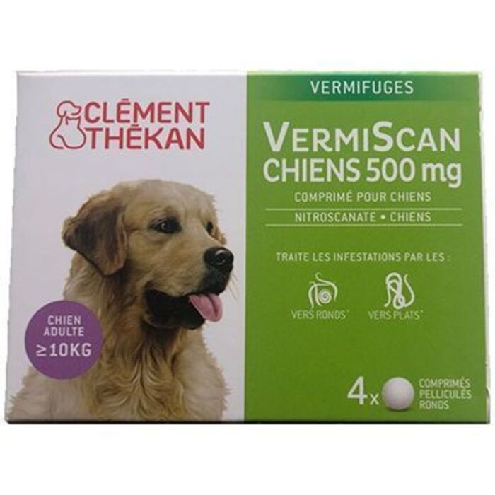 Photo de Clement thekan vermiscan chiens 500mg - 4 comprimés Clement thekan Clement thekan vermiscan chiens 500mg - 4 comprimés Clement thekan-225738