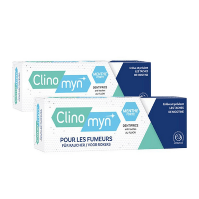 Photo de Clinomyn pour les fumeurs - lot de 2 Clinomint Clinomyn pour les fumeurs - lot de 2 Clinomint-201940