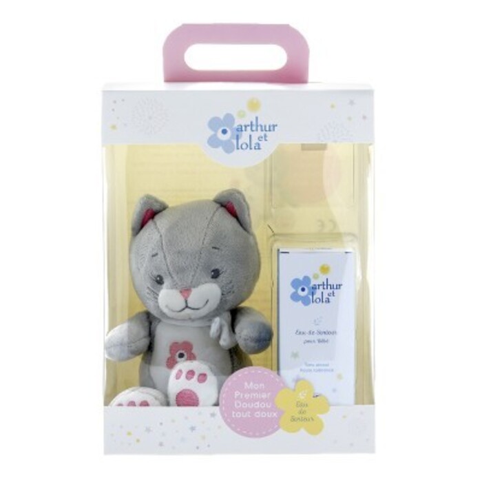 Photo de Coffret chat rose Arthur et lola Coffret chat rose Arthur et lola-203658