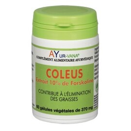 Coleus extrait 10 % de Forskoline BIO - 60 gélules... - divers - Ayur-Vana -141718