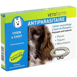 Collier antiparasitaire chien & chiot - vetoform -199748