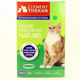 Collier insectifuge naturel chat - Puces et tiques - Clement-thekan -138894