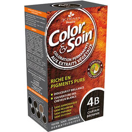 Color & soin châtain brownie 4b - 3 chenes -142395