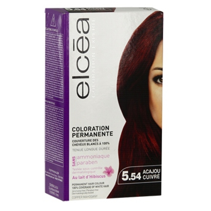 Photo de Coloration experte 5.54 acajou cuivré Elcea Coloration experte 5.54 acajou cuivré Elcea-143863
