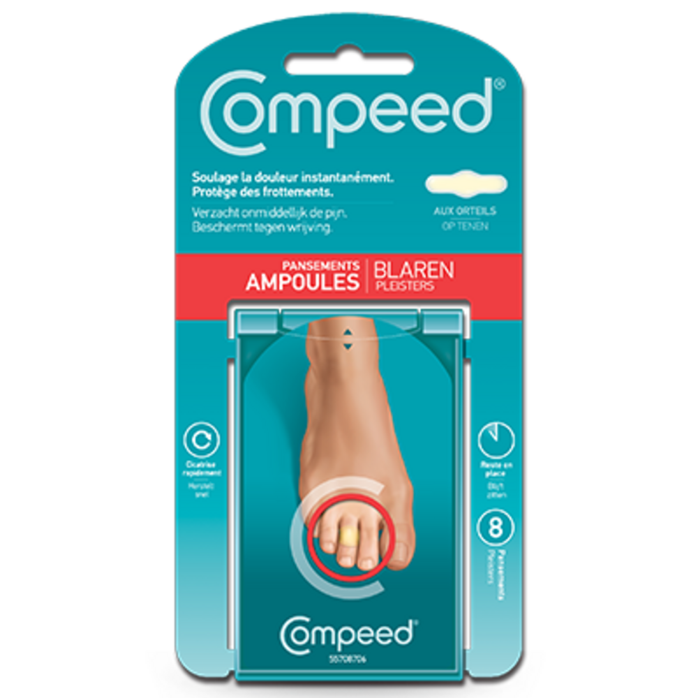 Prix de Compeed Ampoules aux orteils x8 pansements