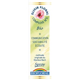 Complexe 5 - Communication, spray - 20.0 ml - Complexes élixirs floraux - Biofloral Communication et sociabilité-8796