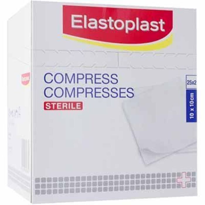 Photo de Compresses stériles 10x10cm 50 pièces Elastoplast Compresses stériles 10x10cm 50 pièces Elastoplast-224321
