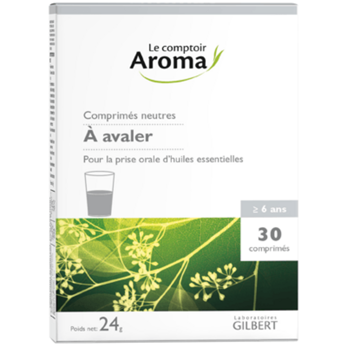 Photo de Comprimés neutres 30 comprimés Le comptoir aroma Comprimés neutres 30 comprimés Le comptoir aroma-222050