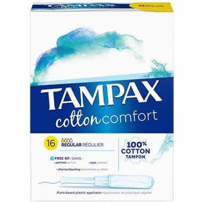 Photo de Cotton comfort régulier x16 Tampax Cotton comfort régulier x16 Tampax-225250