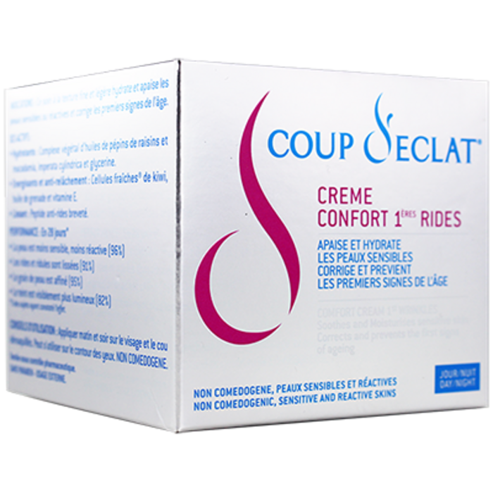 Photo de Coup d'eclat crème confort 1ères rides - 50 ml Coup eclat Coup d'eclat crème confort 1ères rides - 50 ml Coup eclat-206131
